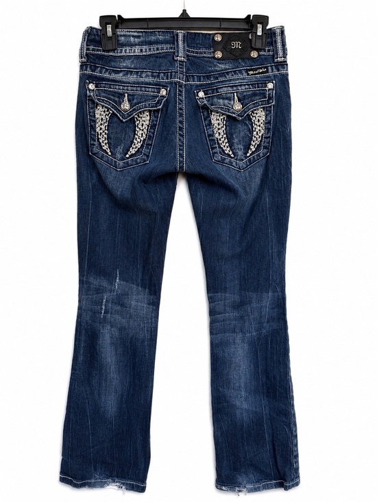 Miss Me Denim - Miss Me Bootcut Jeans Size 27 Embellished Flap Pocket Y2K Denim
